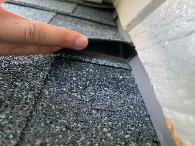 Roof Leak With Missing Shingles